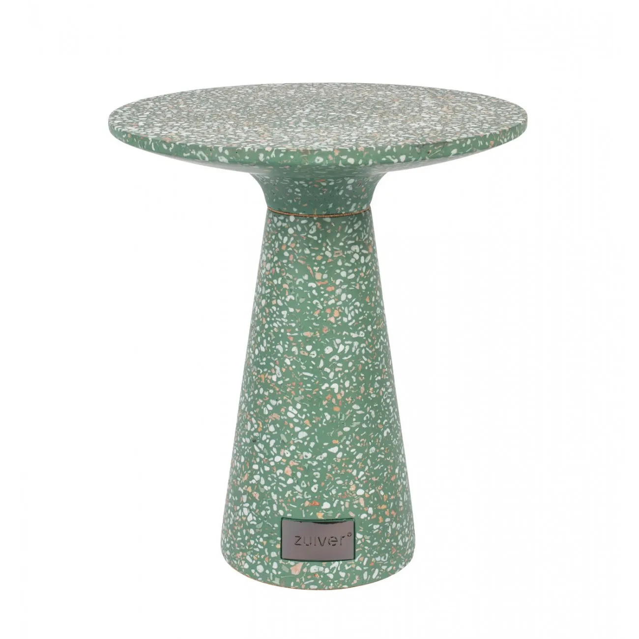 VICTORIA - Beistelltisch aus Terrazzo, grün