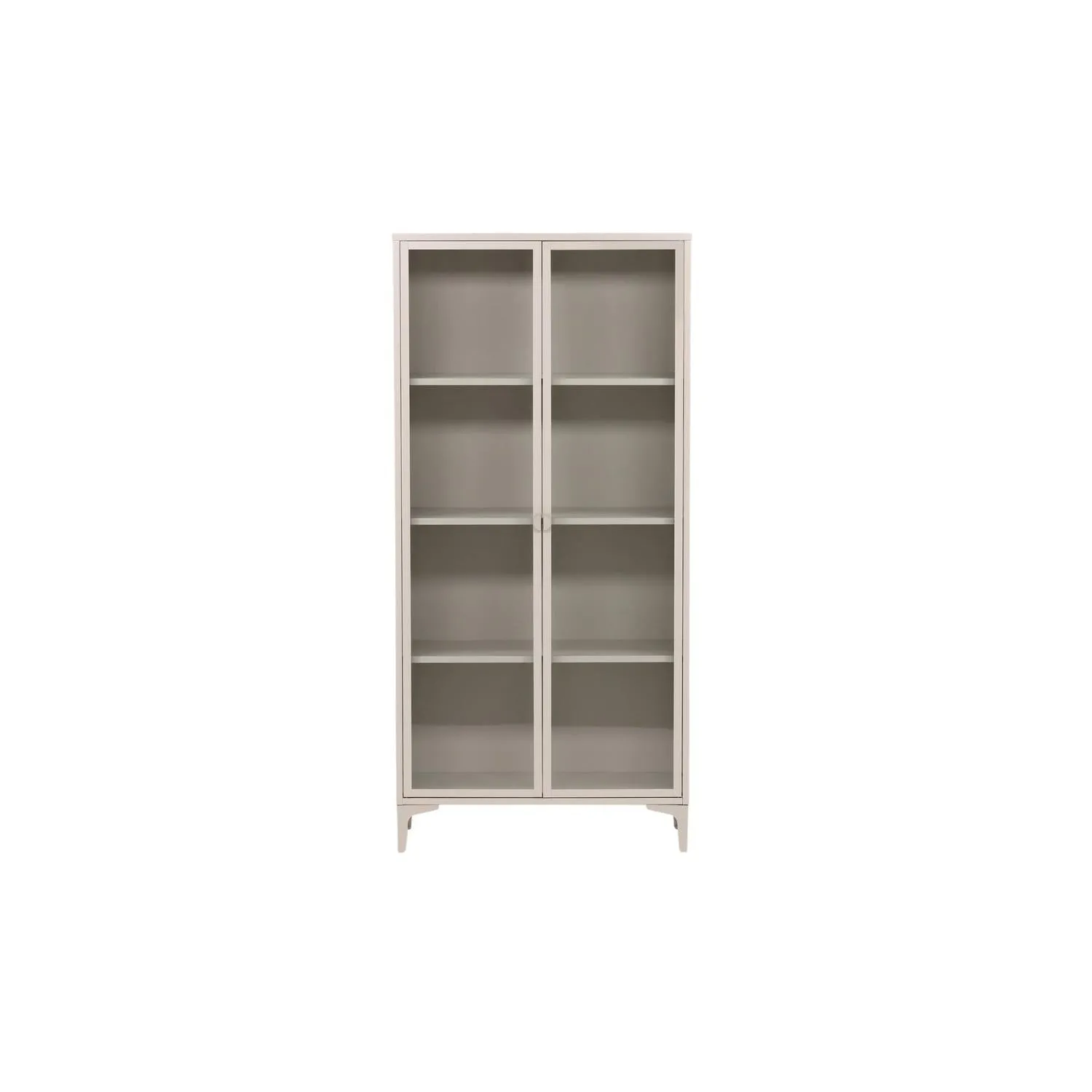 Vitrinenschrank Piring 190cm - Beige