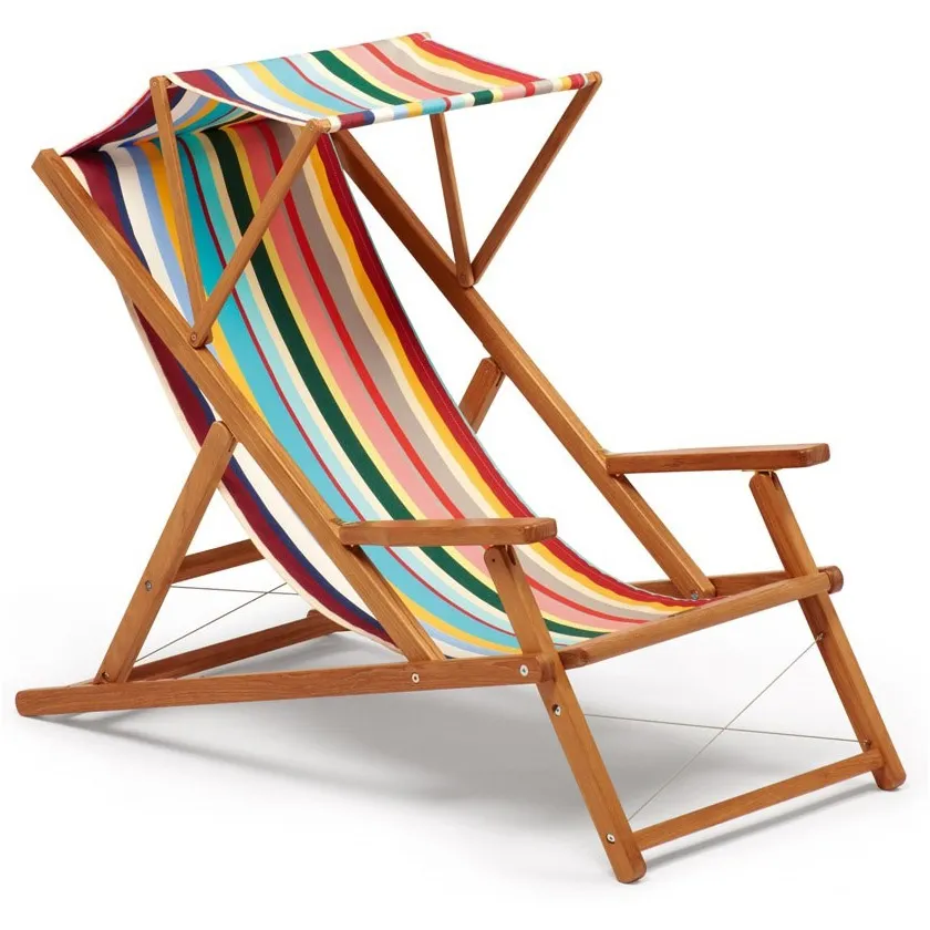 Cabin Liegestuhl mit Dach von Weishäupl