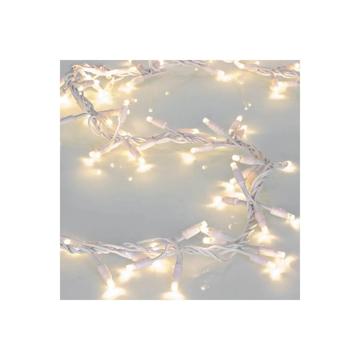 WingLinks Premium LED Clusterlightkette 100 warmweiße LED 7W L=2m IP67