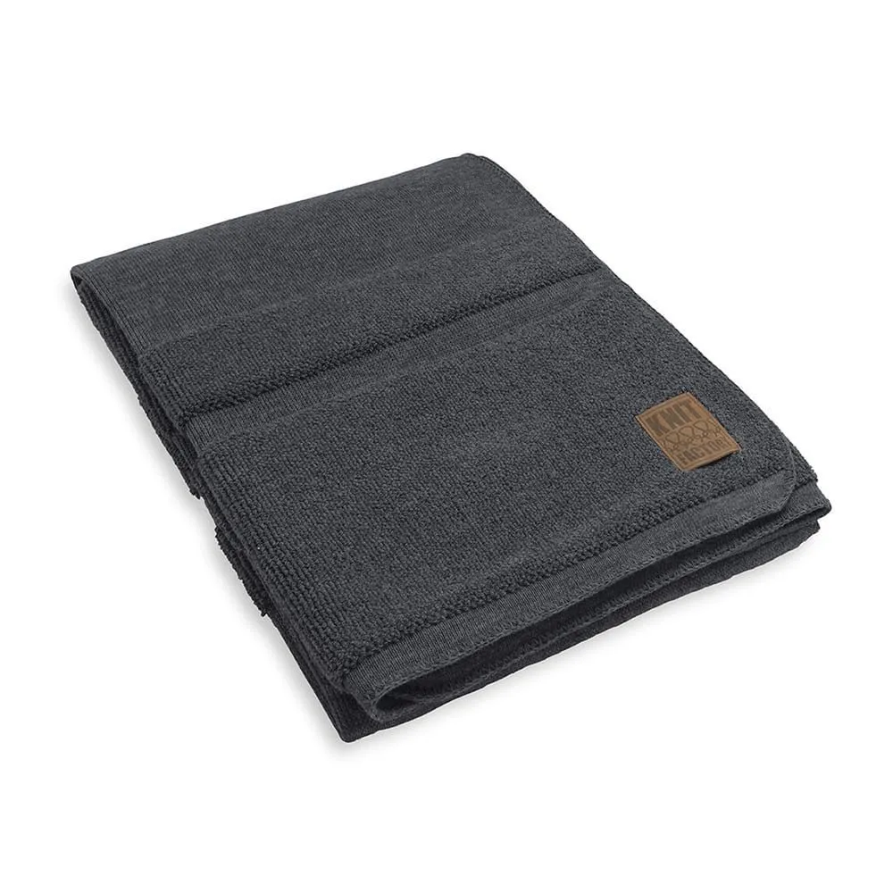 Knit Factory Plaid YARA, anthrazit