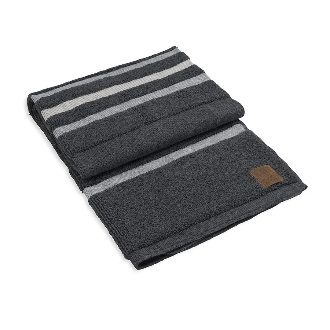 Knit Factory Plaid YARA, anthrazit/grau