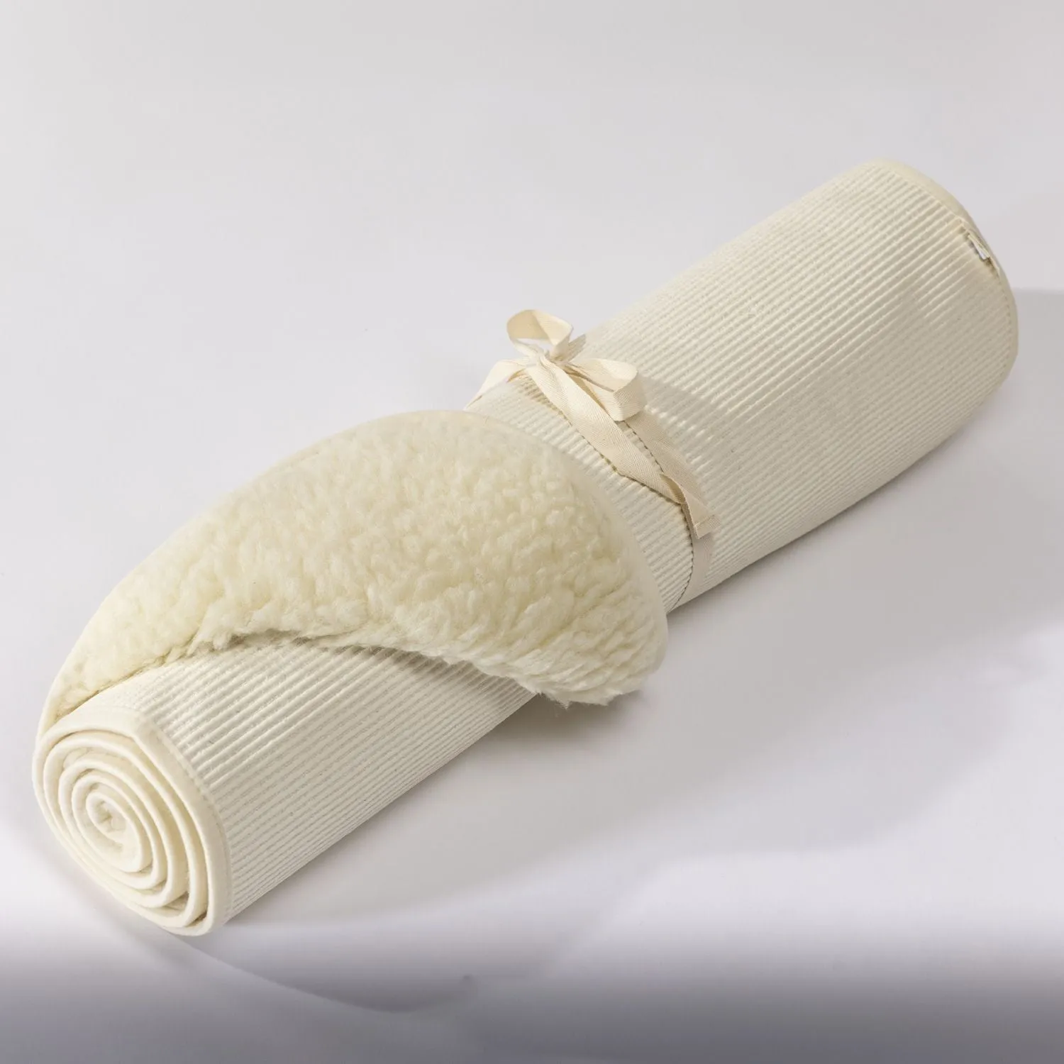 Yogamatte 'Flow & Strength' | aus Naturlatex und Schafschurwolle | B 75 x L 200 cm | Made in Austria