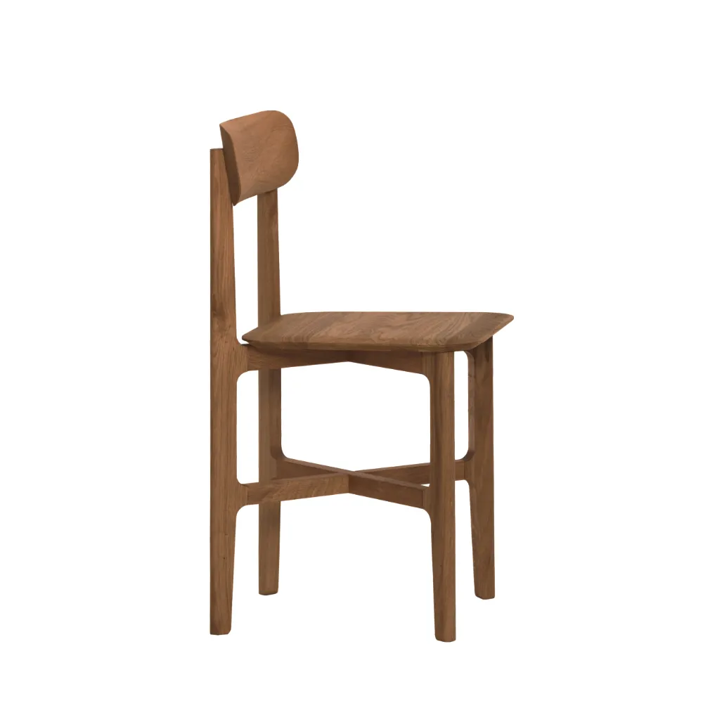 ZEITRAUM Massivholzstuhl "1.3 Chair" Nuss