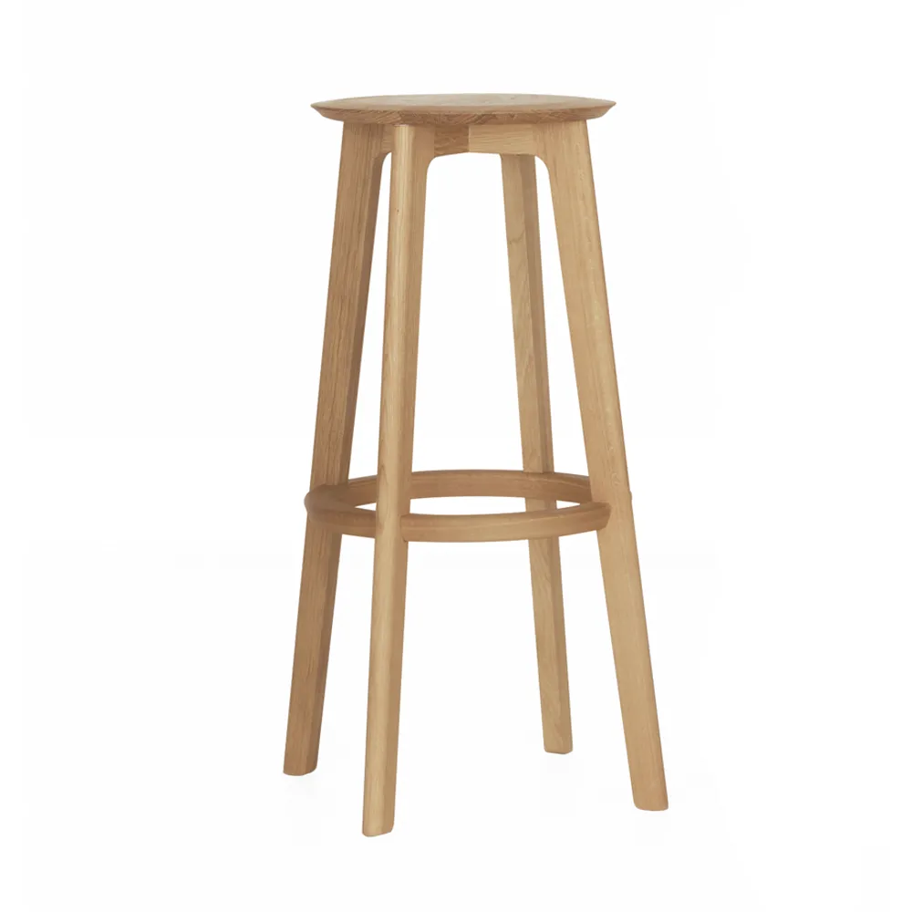 ZEITRAUM Barhocker - rund "1.3 Bar" Massivholz