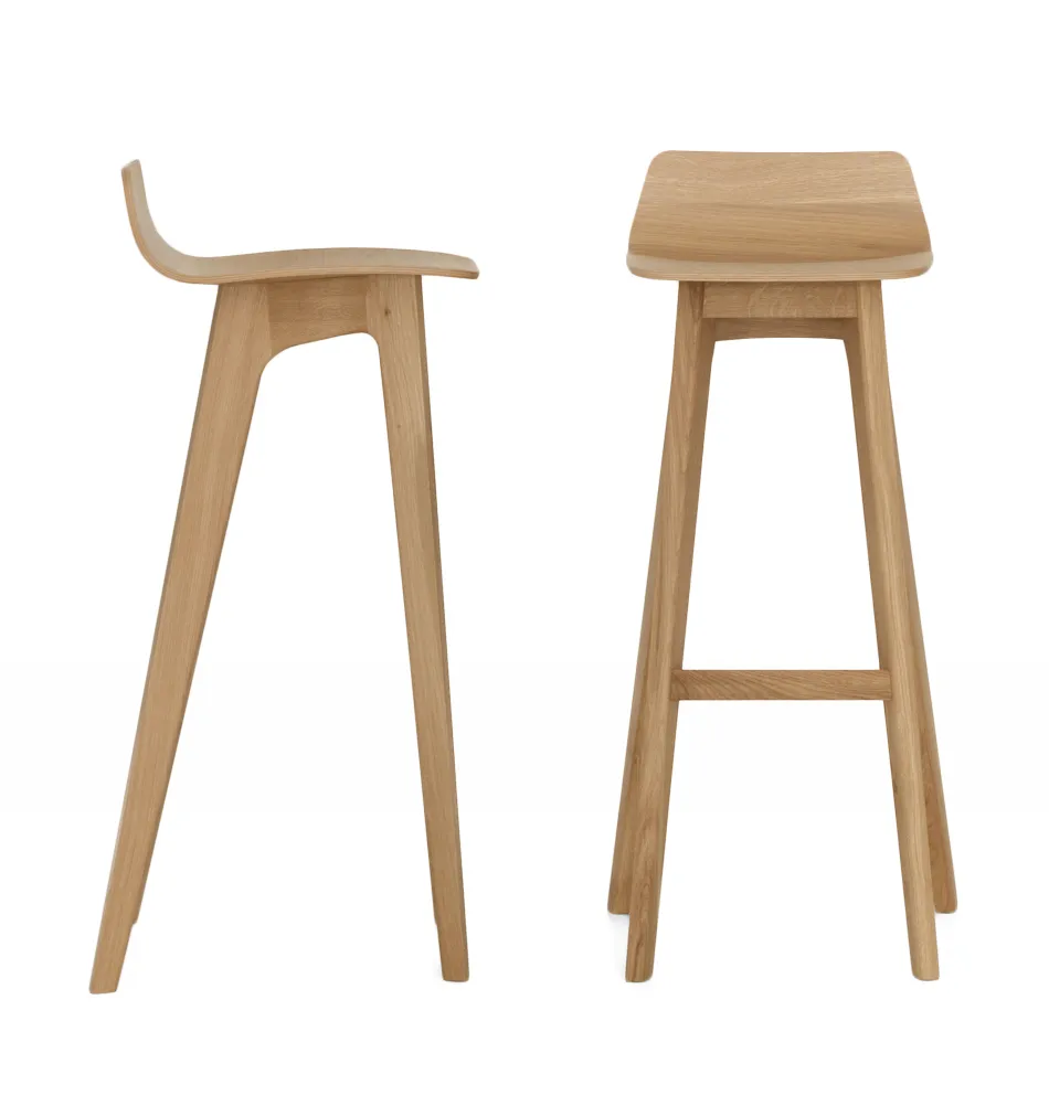 ZEITRAUM Barhocker "Morph H80" Massivholz